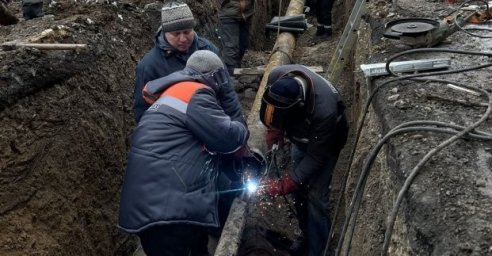  На Северной Салтовке заменили поврежденный участок газопровода 