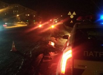 12-летняя девочка перебегала в темноте дорогу и попала в ДТП