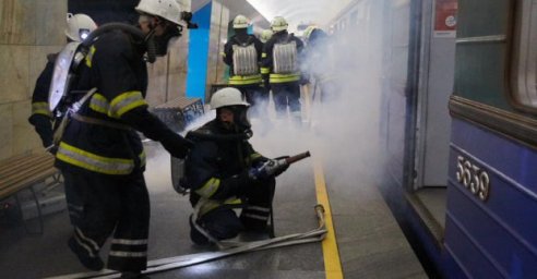 На станции метро &laquo;Южный вокзал&raquo; прошли учения (+ фото)