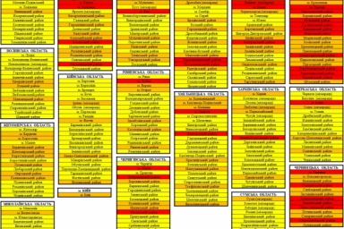 Новое эпидемиологическое зонирование. Харьков - &laquo;оранжевый&raquo;, Великобурлукский район - &laquo;красный&raquo;