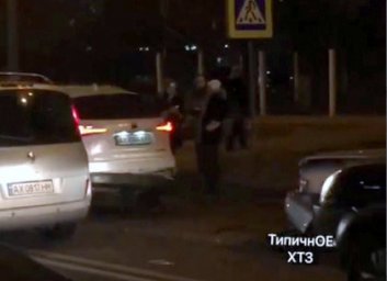 ДТП: автопоцелуй немца и американца (ВИДЕО)