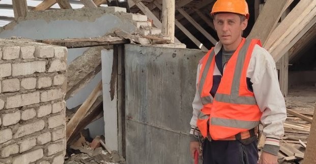  #Лица_Харькова. Юрий Швец - кровельщик КП &laquo;Харьковжилстрой&raquo; 