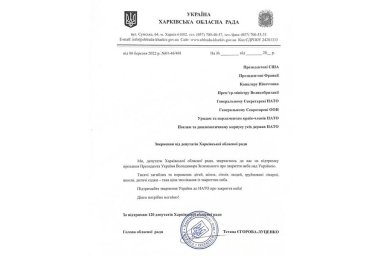 Харьковщина требует закрыть небо над Украиной! &ndash; Синегубов