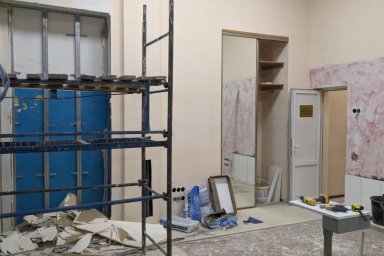 В областной больнице продолжается ремонт офтальмологического отделения для СOVID-пациентов
