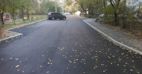 На Алексеевке продолжается ремонт внутриквартальных дорог