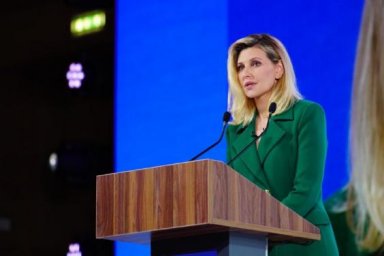 Елена Зеленская выступила на Всеукраинском форуме &laquo;Украина 30. Здоровая Украина&raquo;