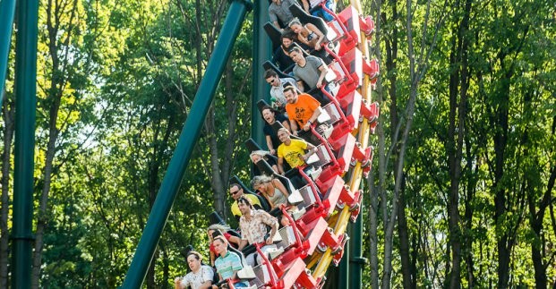 В парке Горького начали работать аттракционы