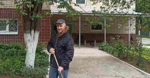 #Лица_Харькова. Иван Панин - разнорабочий стоматологической поликлиники №7