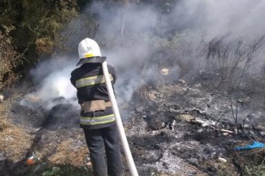 Открытого огня на месте пожара в Двуречанском районе нет