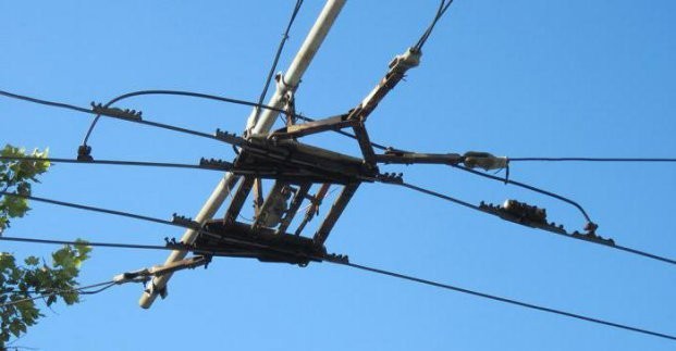  В Харькове украли 40 километров контактной сети 