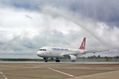 Turkish Airlines возобновила полеты из Харькова