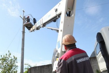 В Циркунах полностью возобновили электроснабжение