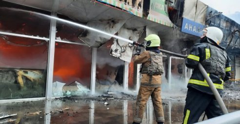 Игорь Терехов &ndash; работникам ГСЧС: Низкий вам поклон за спасенные жизни харьковчан!