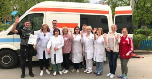 Одной из харьковских больниц передали медицинский автомобиль