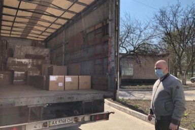 В областную детскую инфекционную больницу поступил очередной гуманитарный груз