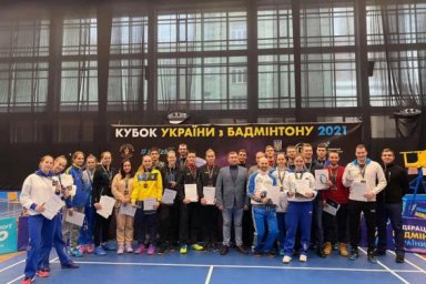 Харьковские спортсмены победили на Кубке Украины по бадминтону
