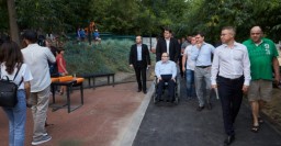 Геннадий Кернес ознакомился с ходом реконструкции Саржиного яра