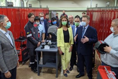 Роман Семенуха принял участие в открытии в Купянске учебно-практического центра по профессии &laquo;сварщи