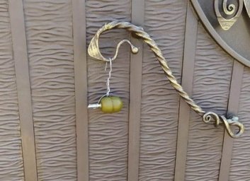 Смертельно опасная находка: граната на воротах (ФОТО)