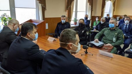 Алексей Кучер на &laquo;Гоптовке&raquo; провел совещание с пограничниками, полицией и санврачами