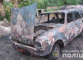 Ночная кража и поджог авто: воришки найдены (ФОТО)