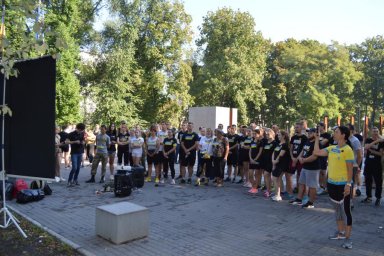 На Харьковщине прошел Всеукраинский патриотический забег &laquo;Шаную воїнів, біжу за героїв України&raquo;