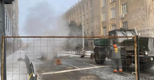 &laquo;Тепловые сети&raquo; устраняют повреждение на трубопроводе по улице Динамовской