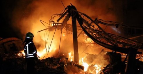  ГСЧС: Враг нанес очередной ракетный удар по объектам критической инфраструктуры 