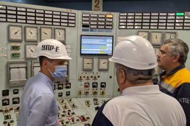 Алексей Кучер ознакомился с работой Змиевской ТЭС