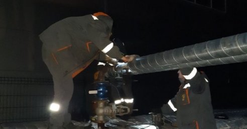  &laquo;Теплосети&raquo; ночью локализовали дефект на магистрали 