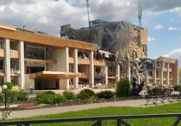 Российские оккупанты нанесли ракетный удар по Дому культуры в городе Лозовая