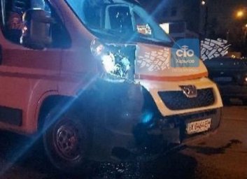 ВИДЕО: В Харькове &ndash; ДТП со скорой (Telegram)