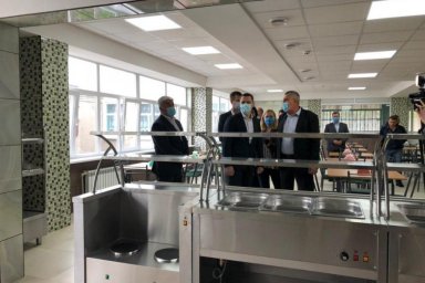 В Красноградском УВК №2 за время карантина завершили создание современного пищеблока