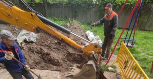 &laquo;Харьковские тепловые сети&raquo; благоустраивают места разрытий