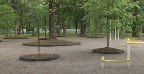 Амфитеатр, новые игровая и спортивная зоны - Молодежный парк готовят к открытию