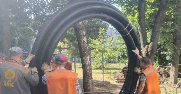 В Харькове для реконструкции теплосетей используют современные трубы