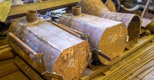  На ХТС изготавливают буржуйки для пунктов обогрева 