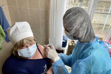 В интернатных учреждениях Харьковской области продолжается процесс вакцинации