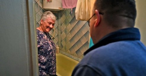 Жители Рогани - снова с горячей водой