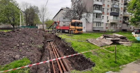 ХТС ремонтируют сети и готовятся к новому отопительному сезону