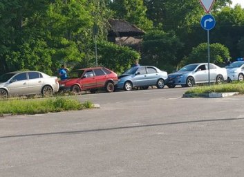 ДТП: четверной паровозик на Киевской (ФОТО)