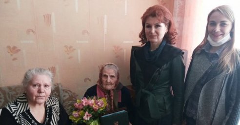 Жительница Харькова отметила 100-летний юбилей