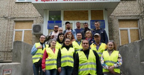 Коммунальные работники стали донорами крови для раненых воинов