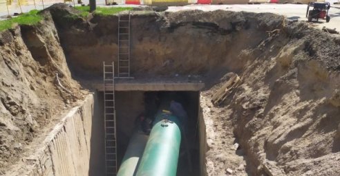 В Слободском районе завершают замену теплотрассы