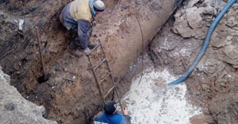  На улице Павла Скоропадского восстановили магистральный водовод 