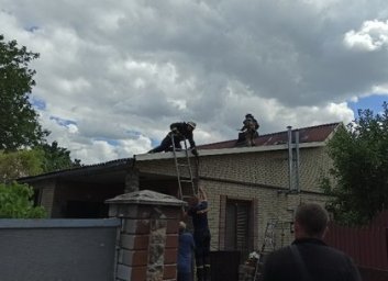 В Первомайском сгорел дом (ФОТО)