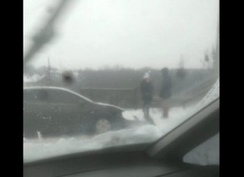 ВИДЕО. ДТП: авто унесло на обочину - Telegram