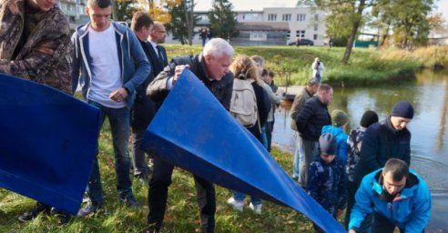 В Харькове благоустраивают еще одну рекреационную зону у воды
