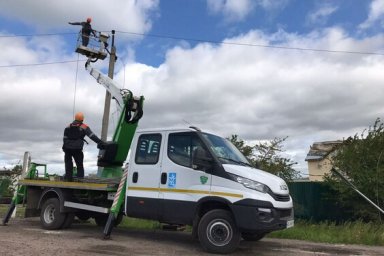 В Малой Рогане полностью возобновили электроснабжение