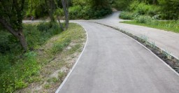 В Саржином яру строят велодорожку с эстакадой